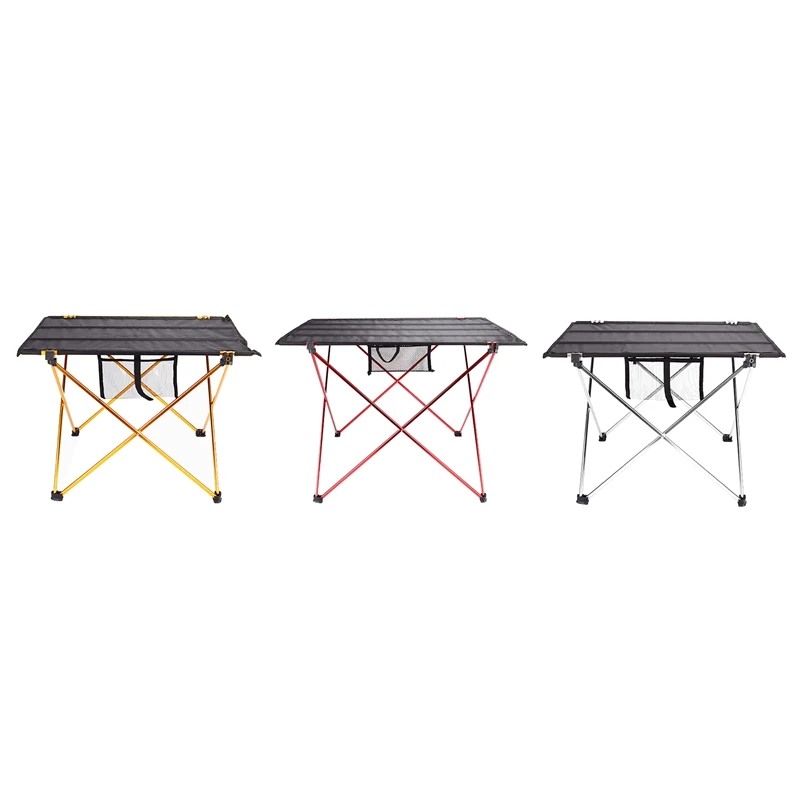 

Portable Foldable Table,Outdoor Camping Picnic Foldable Table Aluminium Alloy Ultra Light Folding Desk Furniture