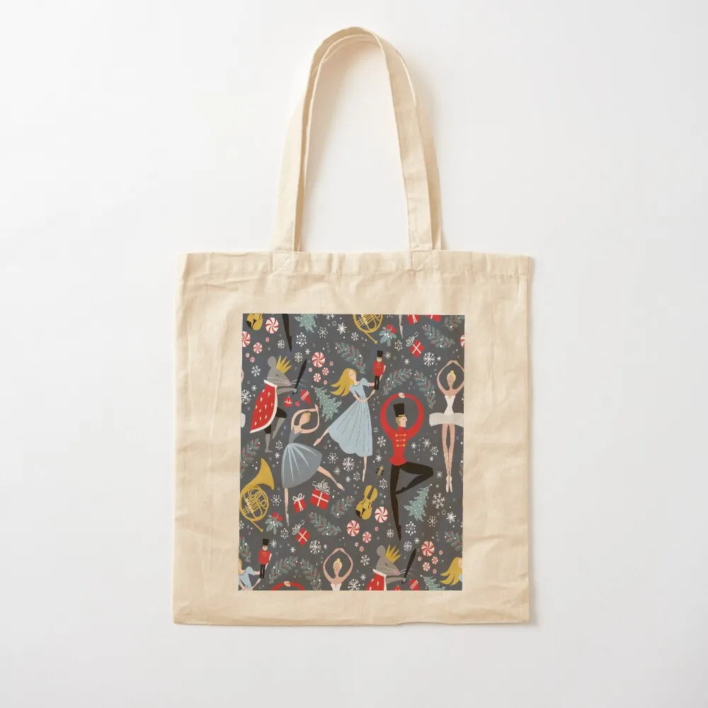 Clara's Nutcracker Ballet repeat by Robin Pickens Tote Bag Canvas bag for women Canvas Large bags for women