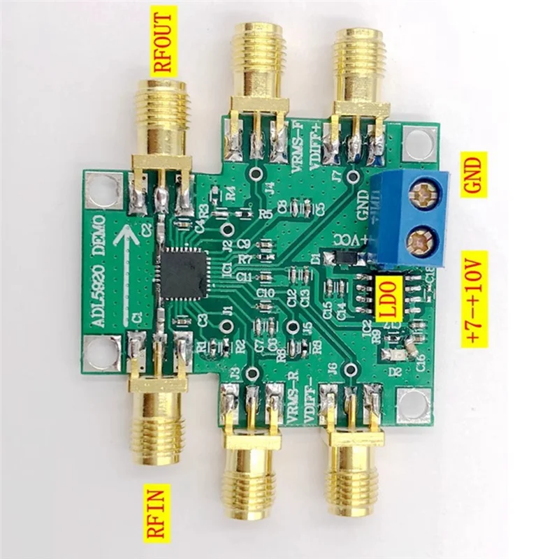 

APPLIA-ADL5920 9 кГц-7 ГГц двунаправленный модуль обнаружения детектора RMS и VSWR для анализатора сети беспроводной связи