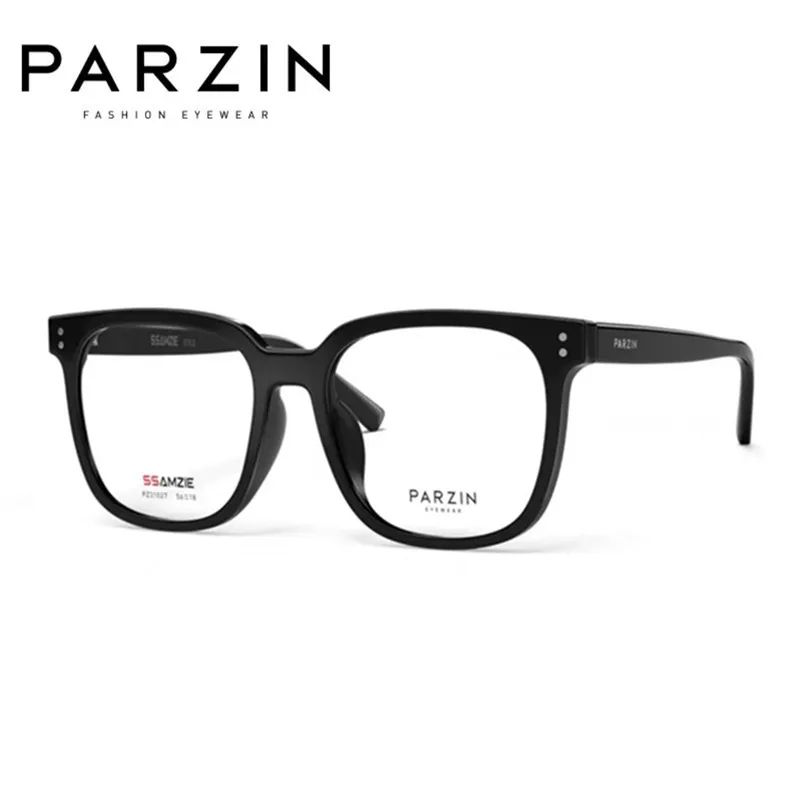 PARZIN Fashion Big Frame TR Prescription Glasses Frame Men Vintage Opitical Eyeglassses Frame Women 31027