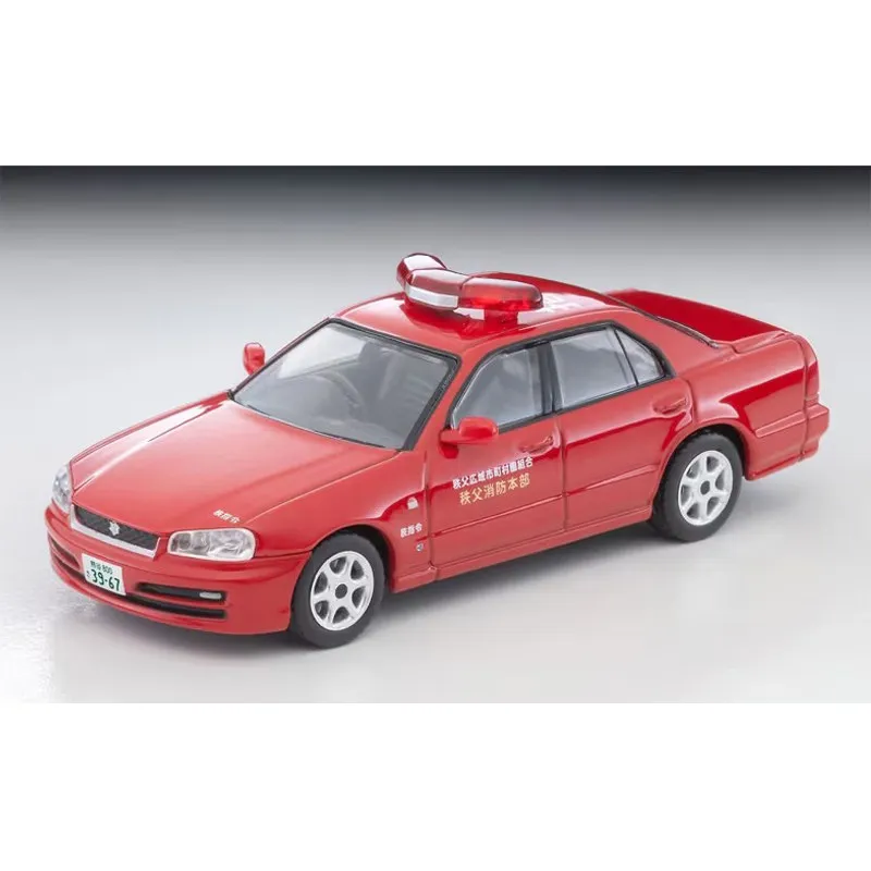Original Tomytec Tomica Limited Vintage NEO LV-N363a Nissan Skyline 4-Door GT Fire Command Vehicle Chichibu Fire Department 1/64