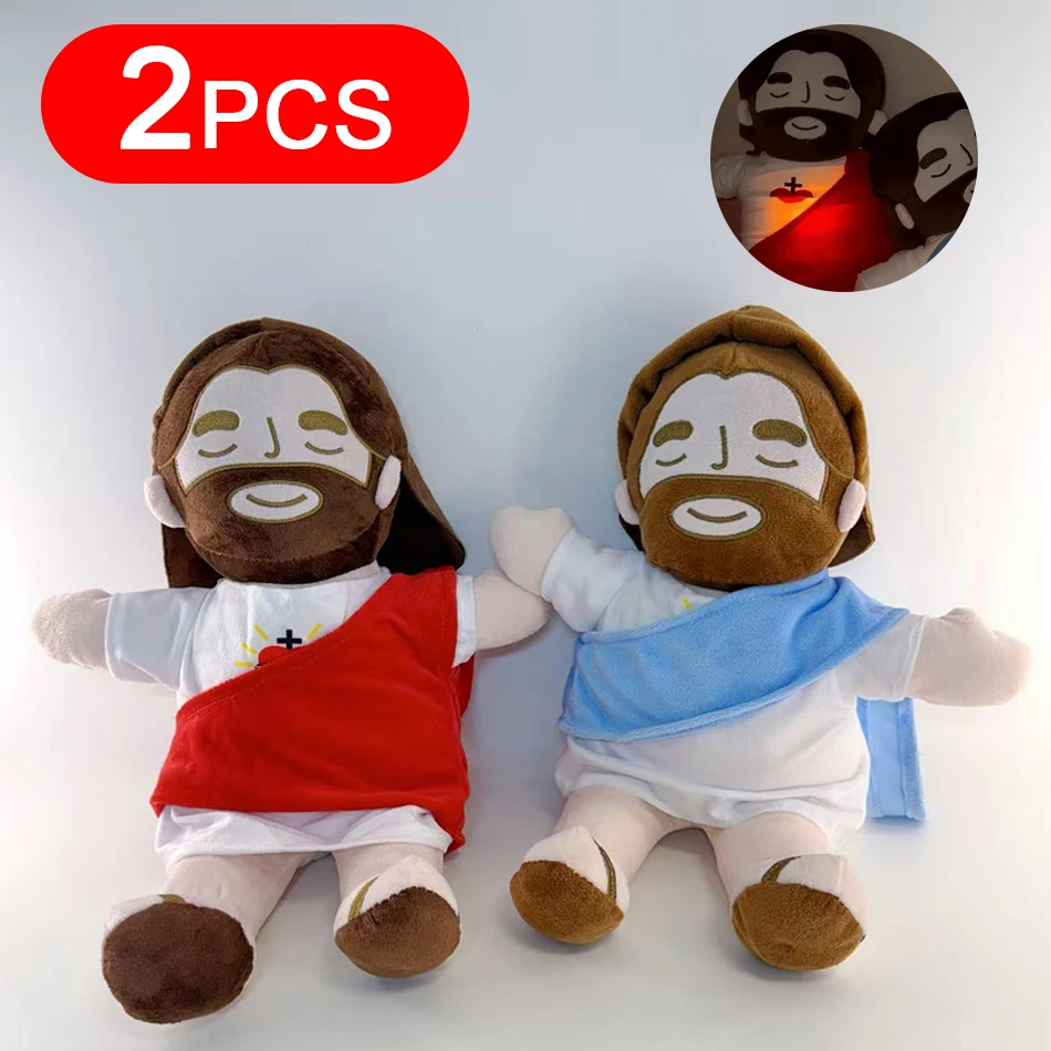 

Плюшевая игрушка-подушка для дома в христианском стиле: Дева Мария, Иисус. Обучающая и декоративная.