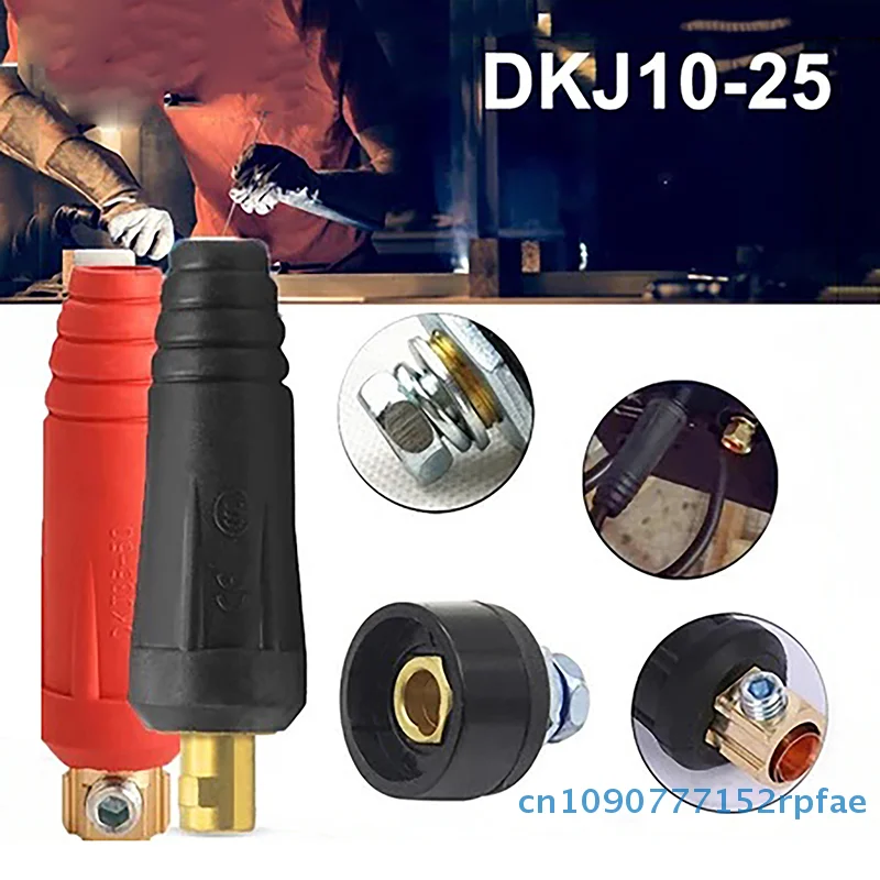 DKJ10-25 European Welding Machine Cable Welding Cable Connector Quick Fitting Male Female Cable