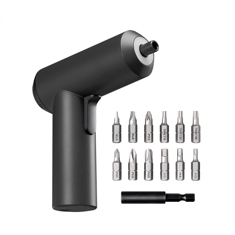 

Youpin Electric Screwdriver Cordless 3.6V 2000mAh Li-ion 5N.m Torque With 12 Pieces S2 Screw Bits Smart Home Tools Set