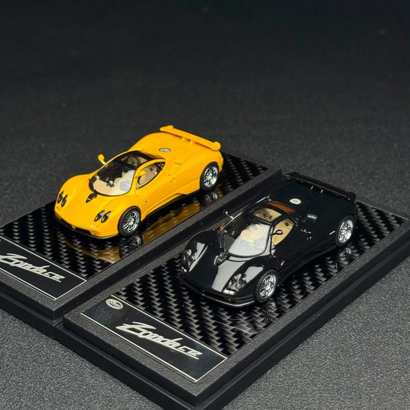 en-stock-1-64-zonda-c12-modele-de-voiture-en-alliage-jaune-et-noir-modele-de-voiture-statique-moule-sous-pression-objet-decoratif-creatif-cadeau-de-vacances