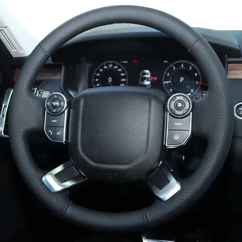 

Кожаный чехол на руль своими руками, сшитый вручную для Land Rover Freelander Discovery Sport Range Rover Evoque Velar, автомобильные аксессуары