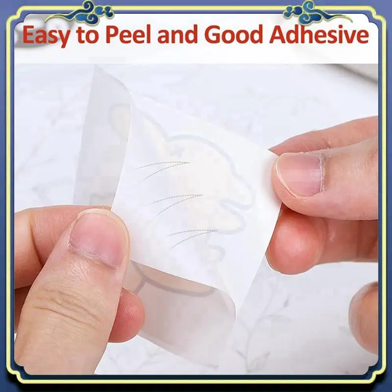 Portable 12 Roll Mini Pocket Printer Sticker Paper, 30 X 57Mm Self-Adhesive Thermal Paper For Pocket Printer,Black On White