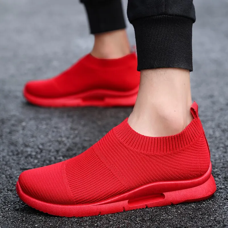 Womens Light Running Shoes Jogging Shoes Breathable Women Sneakers Slip On Loafer Shoe Momens Casual Shoes Unisex Sock Shoes