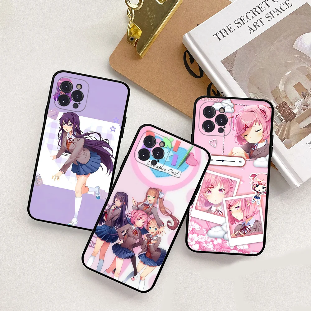 D-Doki D-Doki Phone Case Silicone Soft for iphone 16 15 14 13 12 11 Pro Mini XS MAX Plus X Cover