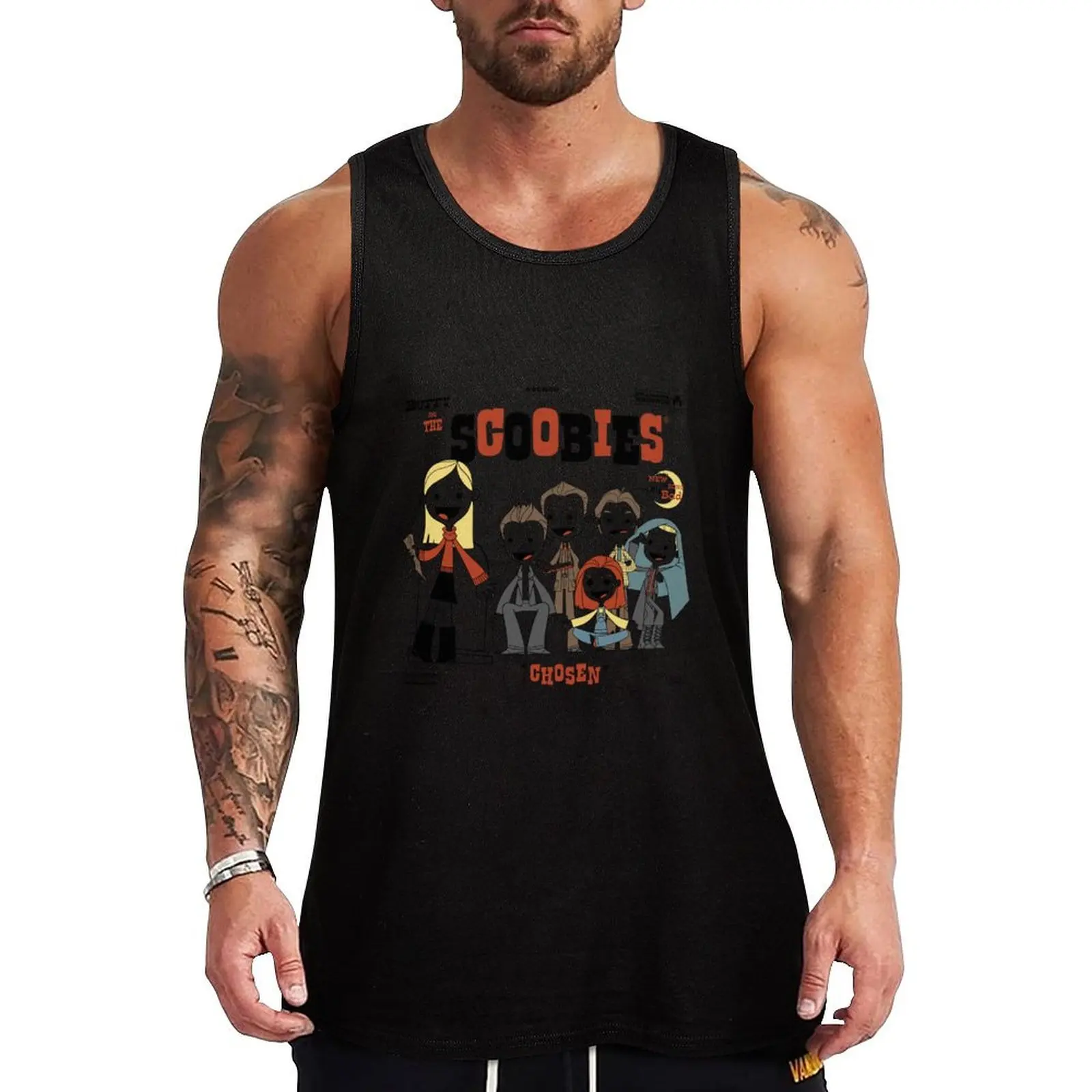 Buffy and the Scoobies Tank Top singlets for men men clothes best selling products clothes for men