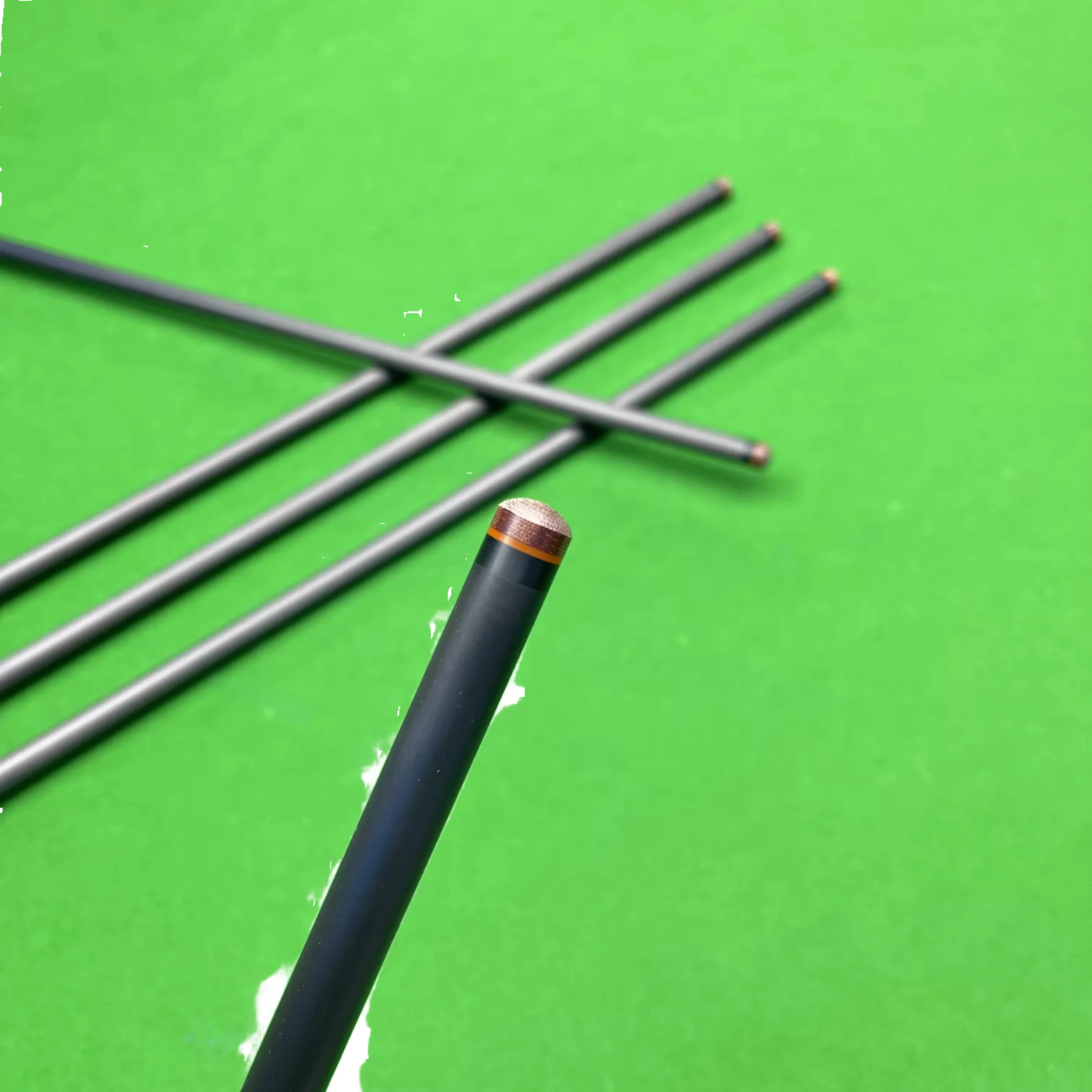 

High Quality Lightweight Carbon Fiber 1/2 Split Snooker Pro Taper Cues Joint Multi-layers Tip Jump Break Shaft Black Billiardpr