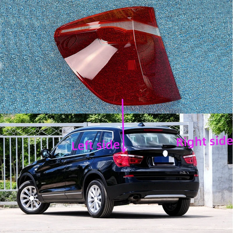 

For BMW X3 2010 2011 2012 2013 2014 2015 2016 Rear Taillight Shell Replacement Auto Rear Shell Cover