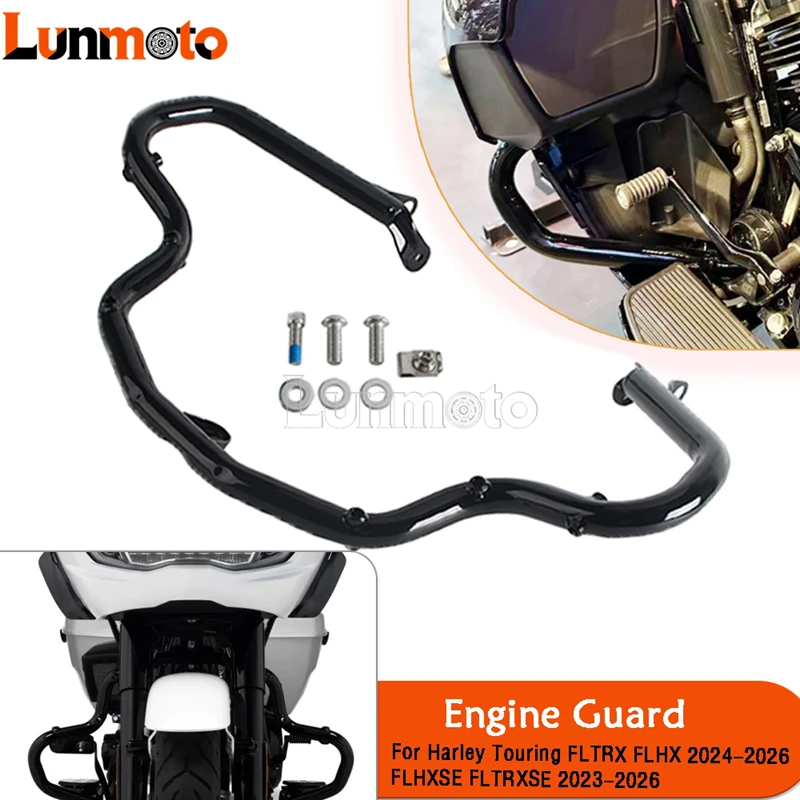 

Motorcycle Lower Spoiler Guard Crash Bar Fairing Mounting Bracket Kit For Harley Touring CVO Road Glide FLTRXSE 23+ FLTRX 24-Up