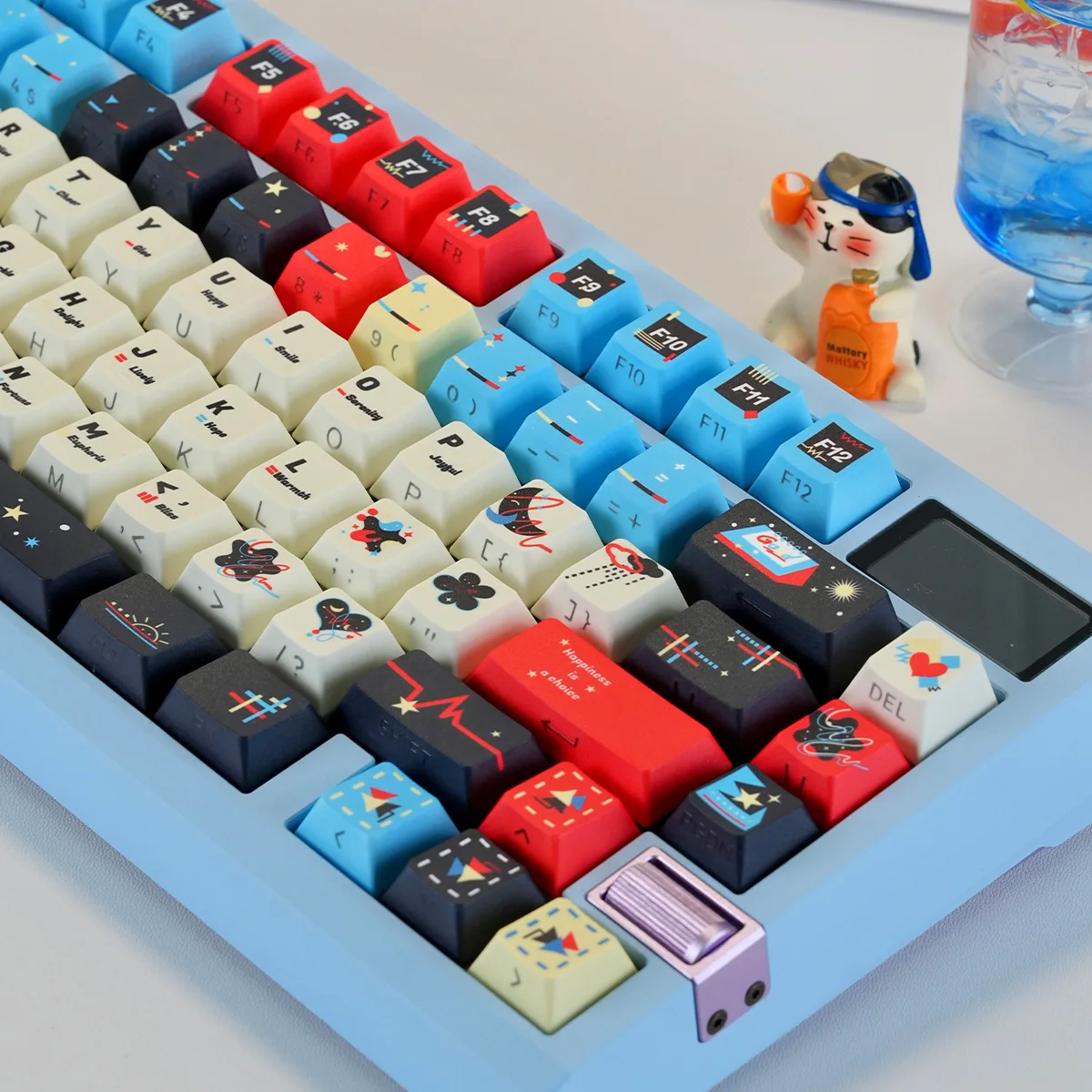 

Spectrum Original Side Engraved Light Transmission PBT Five-Sided Sublimation Mechanical Keyboard Keycaps