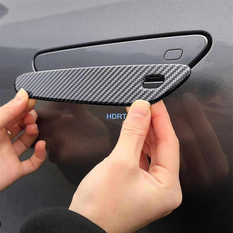 

Car Styling Outer Gate Handle Cover Doorknob Trim Part Protector Decoration Accessories Exterior Sticker For BYD Song L 2023 +