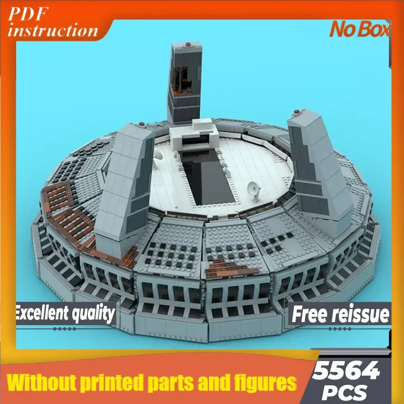 

Звездная модель фильма Moc, строительные кирпичи, космическая смерть, лабораторная технология, модульные блоки, подарки, игрушки, наборы «сделай сам», сборка, Рождество