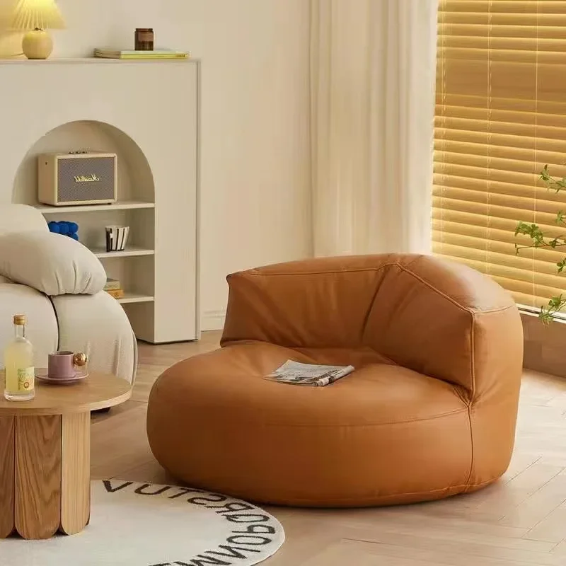 Sypialnia Gaming Bean Bag Sofa Sypialnia Podłoga z tkaniny Pojedyncze pufy do czytania Leniwy duży Sofy Do Salonu Meble domowe