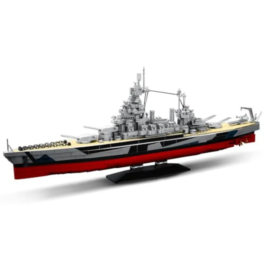 

World War II U.S. Navy Pacific Fleet Colorado Battleship BB-45 building block set for adult and military enthusiast display col