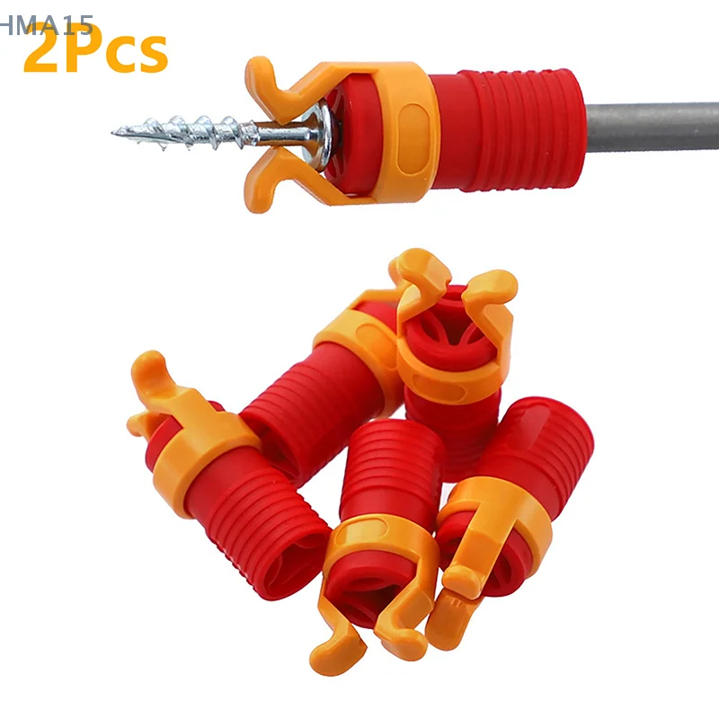 2Pcs Generic Plastic Screw Holder Screw Clamper Fixing Set Woodworking Drill Tools Fixed Sleeve Screw Holder