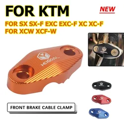 Motorcycle Front Brake Line Hose Cable Clamp Holder Guide For KTM SX-F EXC XCW XC-F EXC-F XCF-W 85 125 150 250 300 350 450 500