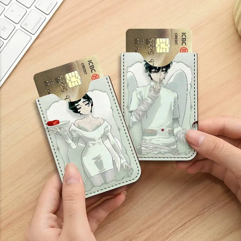 A-ALIEN-STAGE Tragic-Dramatic PU Leather Cardholder Ultra Slim Credit ID Card Organizer Lightweight Business Card Holder