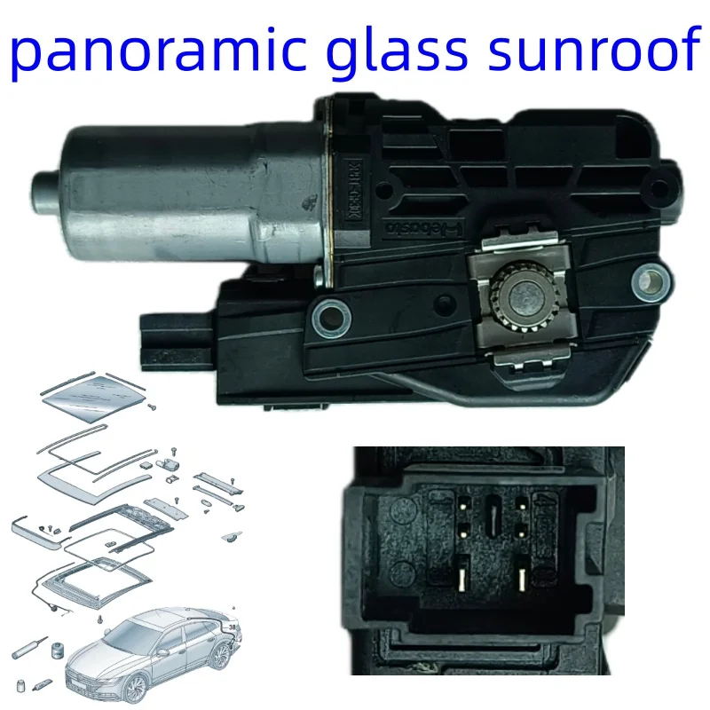 NEW Panoramic tilt-out sunroof Sliding sunroof motor For Teramont Atlas Cross Sport Golf/R32/GTI/Rabbit OEM: 3CN877795 2018-2026