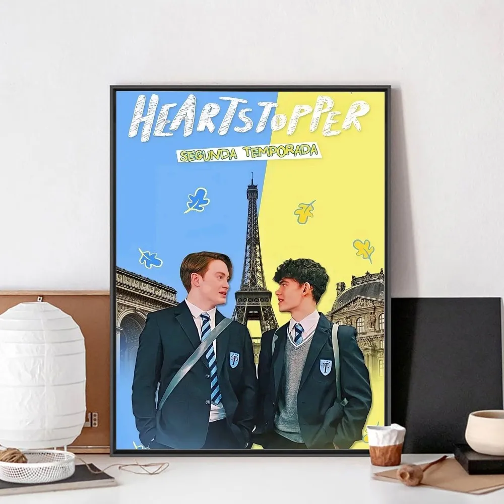 Heartstopper Poster No Framed Poster Kraft Club Bar Paper Vintage Poster Wall Art Painting Bedroom Study Stickers