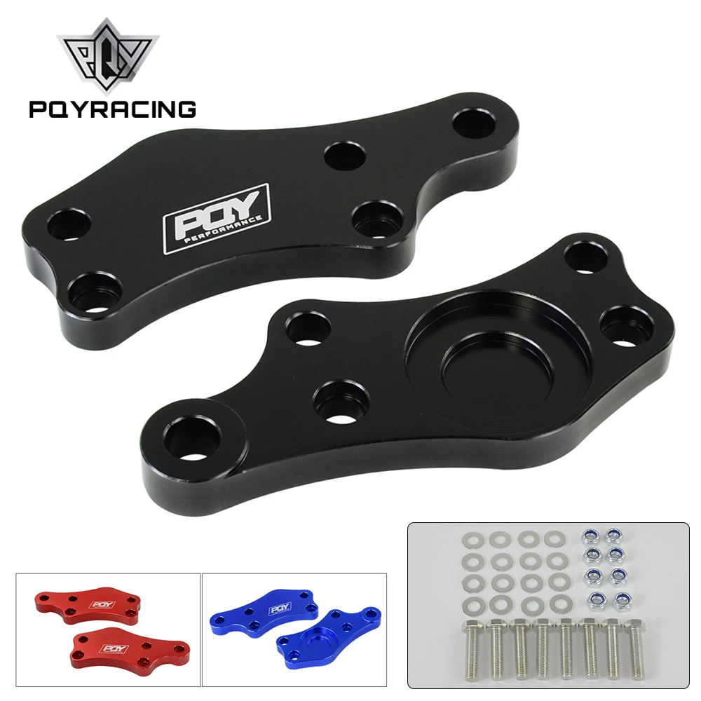 PQY Billet Aluminum T-6061 Steering Lock Adapter Increasing Turn Angle about +25% Tuning Kit For Toyota JZX100 Lexus IS200 IS300