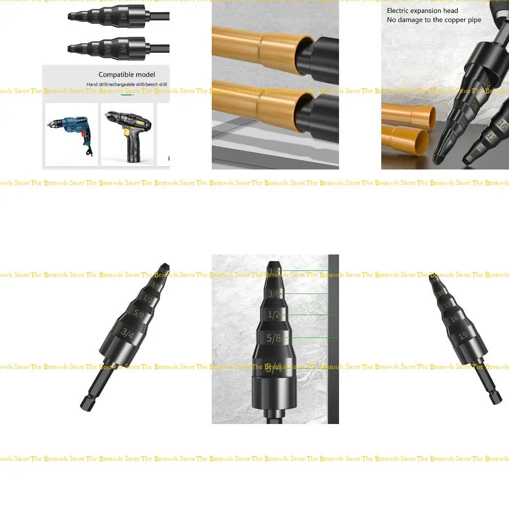 

12PF Pipe Stretcher Tool, 5 in 1 Flaring for 6/9/12/16/19mm Tubes for Engineering