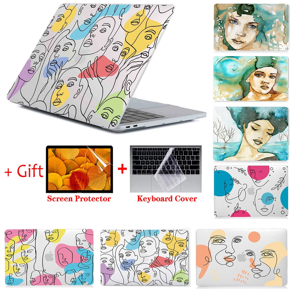 

Чехол для ноутбука MacBook Pro 14 M4 2024, чехол для Macbook Air 13, чехол M1 M2 m3 Air 15, чехол для нового Macbook pro 16,2 дюйма Pro 13