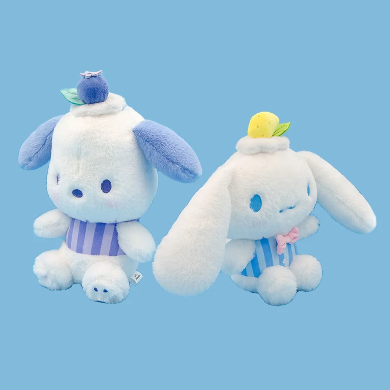 

22cm Sanrio Plush Doll Good Mood Series Cartoon Kuromi My Melody Hangyodon Plush Toy Throw Pillows Room Decoration Birthday Gift