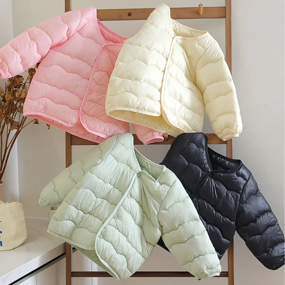 2026 Warm Cotton Children's Vest Boys Girls Baby Toddler Autumn Winter Fashion Sleeveless Coat Versatile Bottom Tops Outwear New