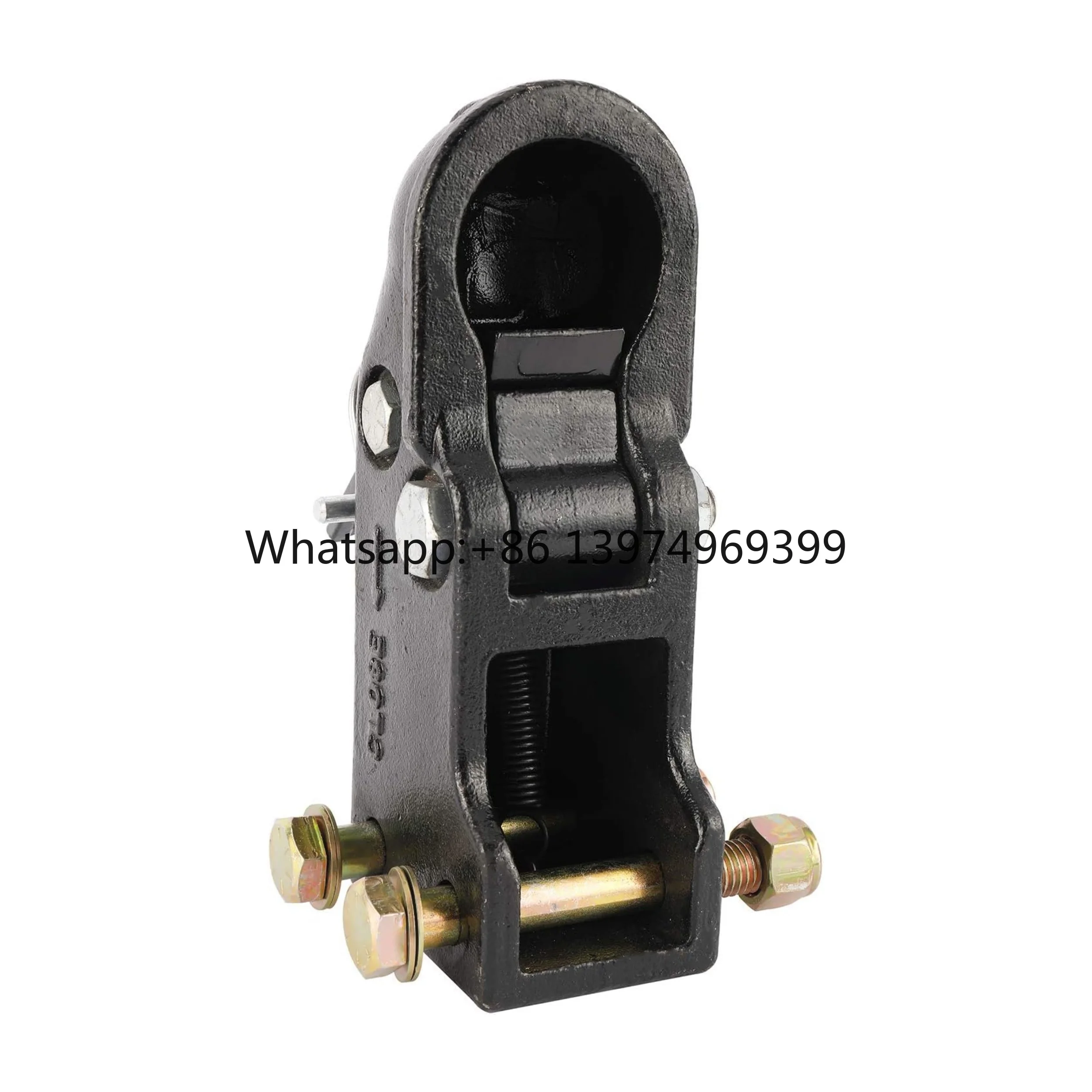 Channel-Mount Adjustable Trailer Coupler 2-5/16 Inch Hitch Ball 15,000 Lbs