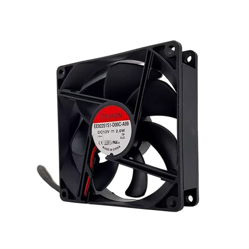 Ultra-quiet 9025 9CM Chassis Fan for SUNON EE92251S1-D00C-A99 12V 2.0W