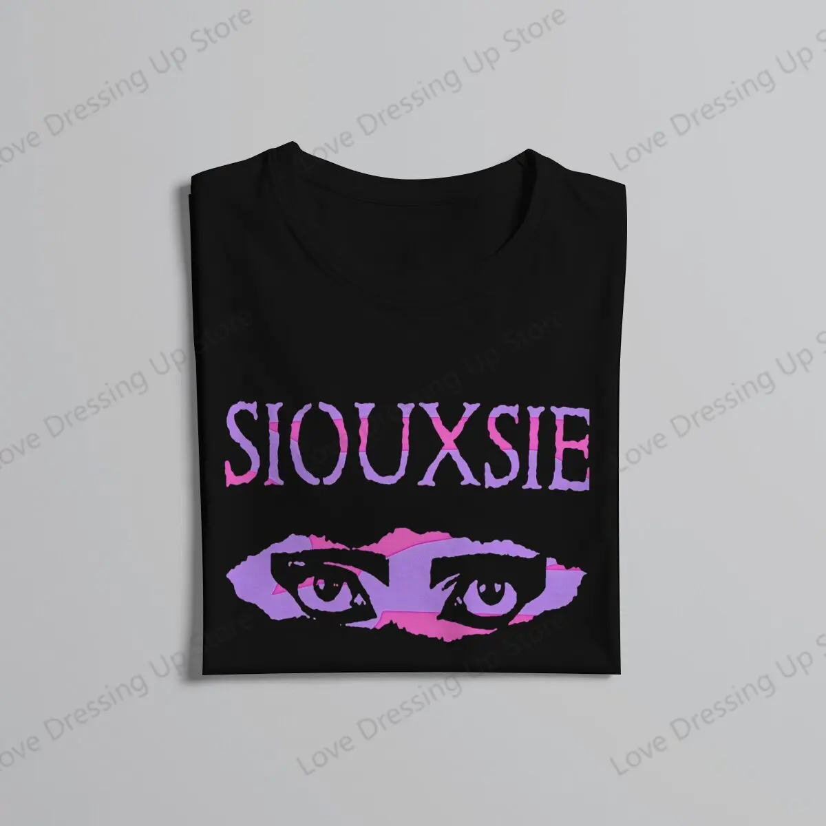 Duo Tone Siouxsie And The Banshees Cotton Short Sleeve T-shirt Men Women Versatile  Couple Tops