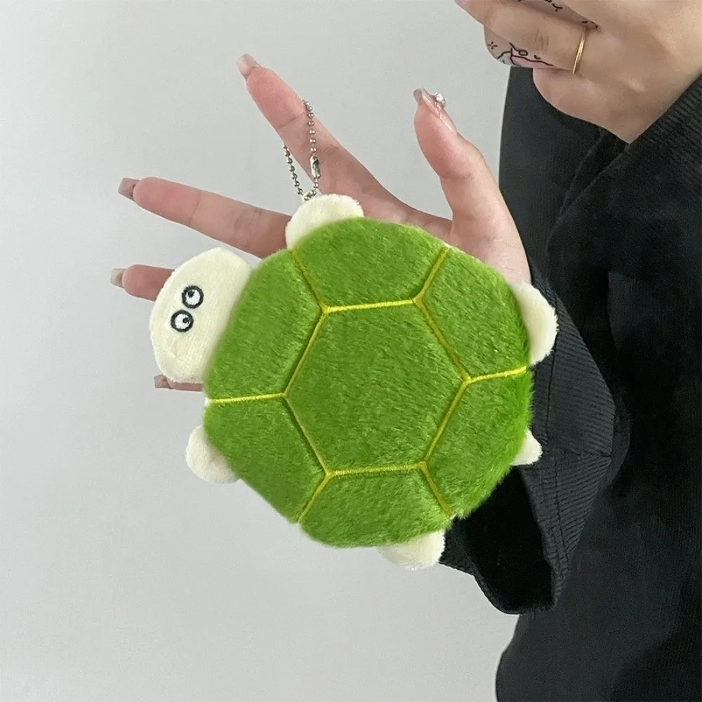 Cute Hanging Ornament Turtle Pouch Kawaii Style Zipper Closure Pencil Case Bag Mini Size Coin Bag Pendant Gift Giving
