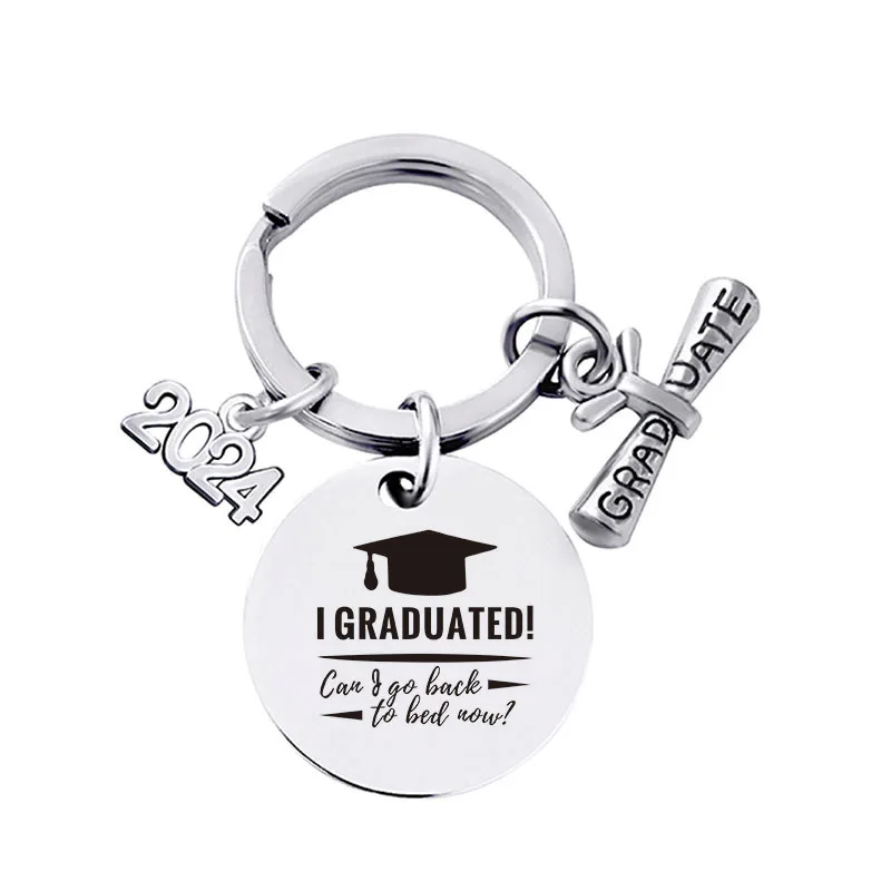 Class of 2024 Graduation Keychain Inspired Gifts for University College Middle High School Graduate Souvenir for Senior Students