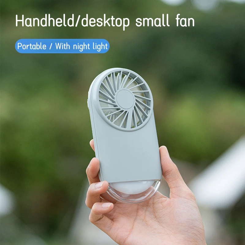 

Mini Portable Fans Handheld USB Rechargeable Fan 4 Speed Desktop Air Cooler Outdoor Fan Cooling Travel Hand Fans Ventilation Fan