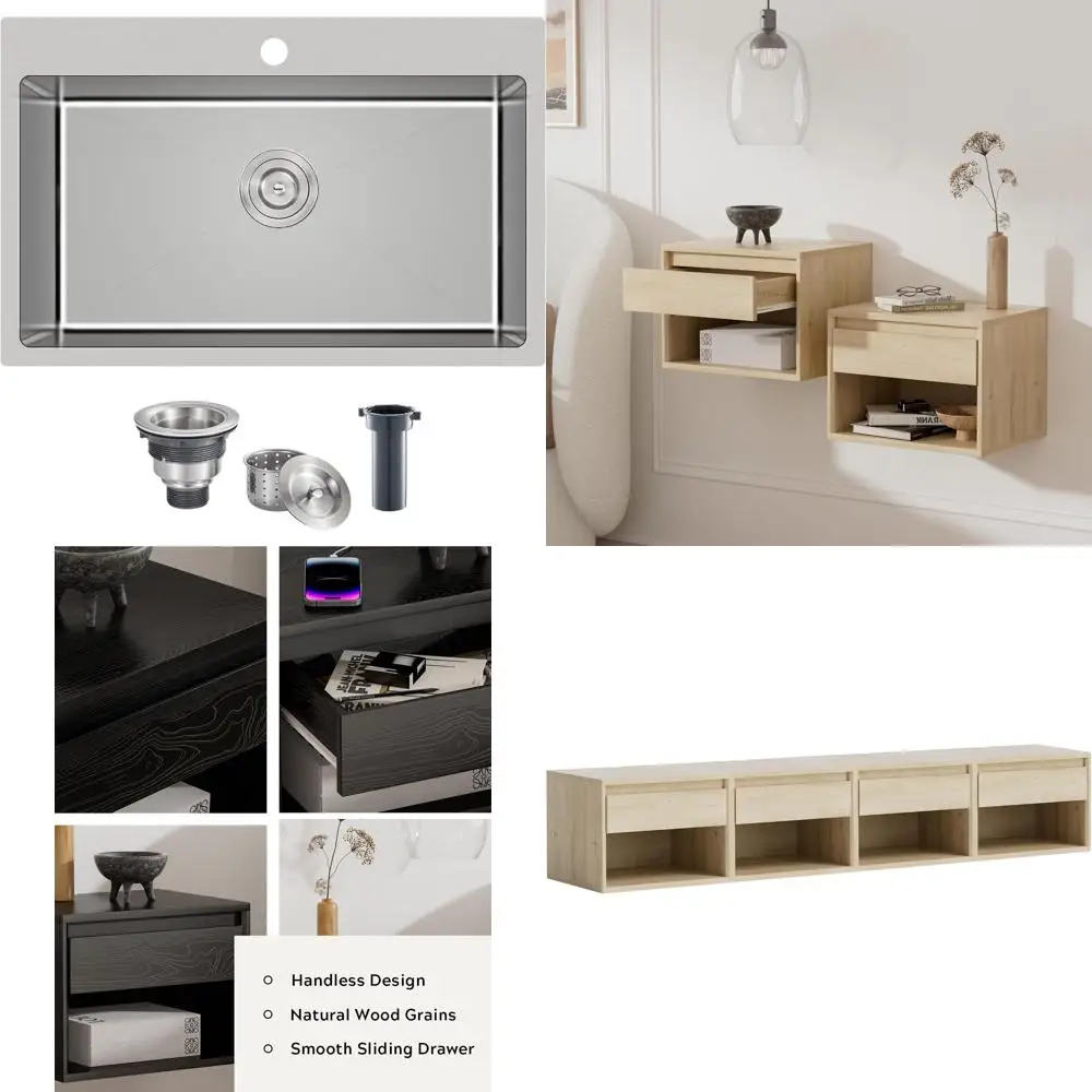 حوض مطبخ بوعاء واحد من الفولاذ المقاوم للصدأ، 28 × 20 بوصة، عميق 9 بوصة، لمسة نهائية من النيكل المصقول، تصميم منسدل للتركيب العلوي