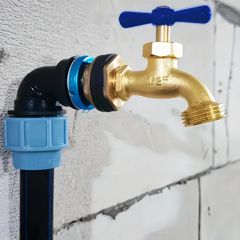 2pcs Classic Style Zinc Alloy Hose Faucet Garden Faucet Single Hole Installation Suitable for 1/2 Inch NPT Threads