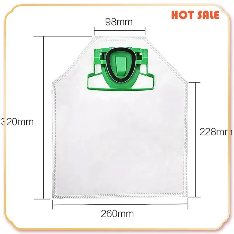 ABFA 16Pcs Replacement Bags For Vorwerk Kobold VK200 FP200 Vacuum Cleaner, Dust Cleaning Bags Accessories Kit