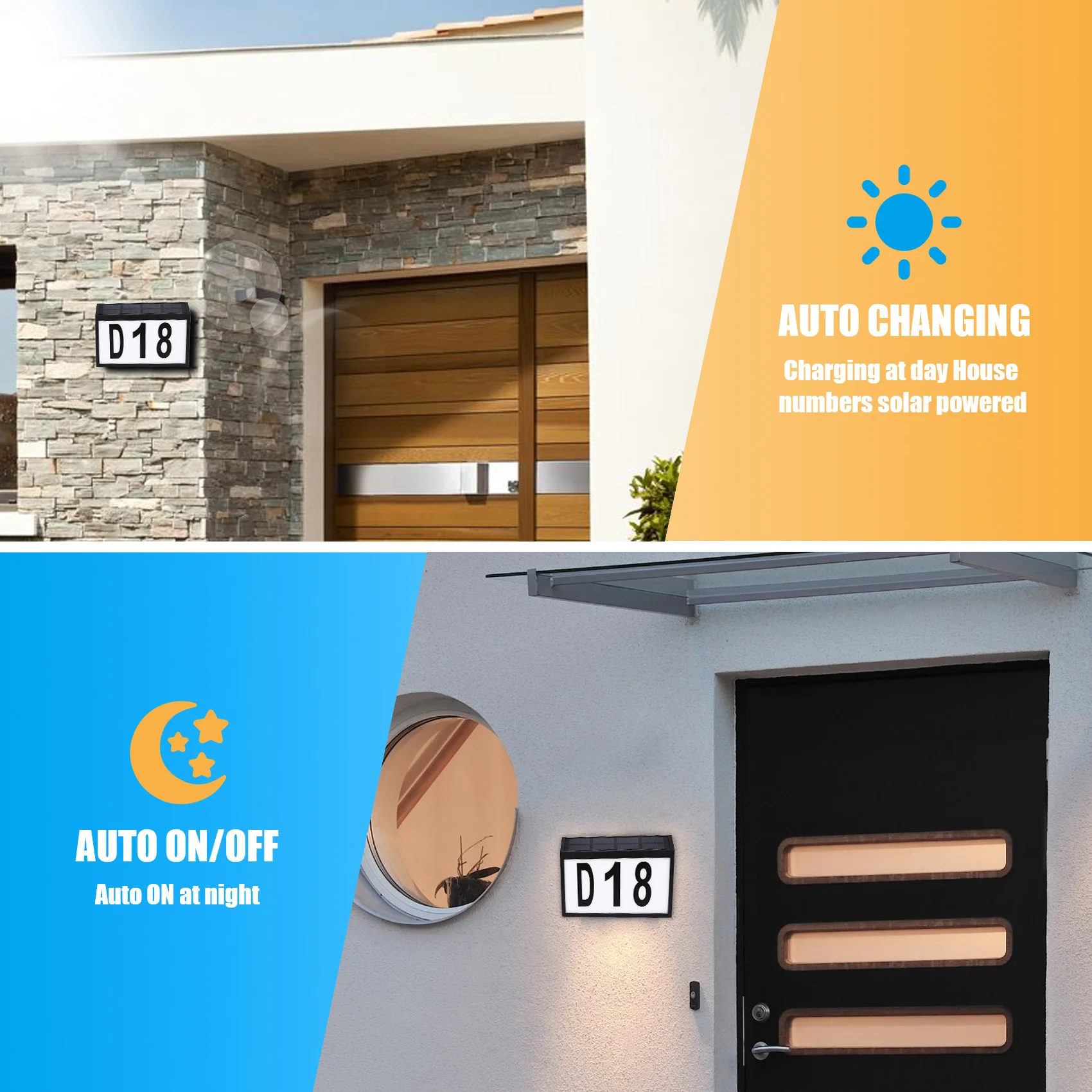 AAAF Solar Tür Licht Adresse A – Outdoor Lighting Brass Bewertung und Preis