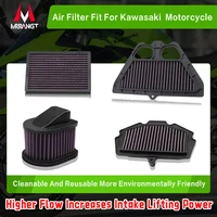 Filtro de aire de motocicleta de alta calidad para KAWASAKI NINJA 250 300 400 ER6N ER6F Z750 Z800 Z900 ZR900 Z1000 Z1000SX