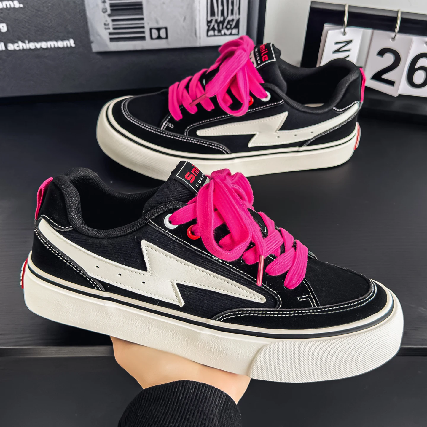 Quickly Step Men's Low Top Canvas Shoes Spring 2026 Casual Sports Trendy Versatile Breathable round Toe Flat Heel Rubber Sole