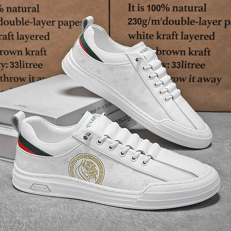 2025 Men's New Autumn German-Style Training Sneakers - Chunky Low-Tops, Breathable & Versatile for Skateboarding & Casual Wear