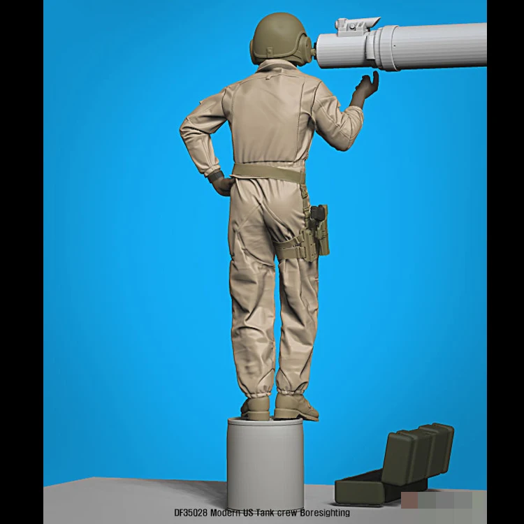 Figurine de Soldat GK Moderne en Résine, Précieux Équipe Américaine de Char Dallas, Kit Non Assemblé et Non Peint, 1/35