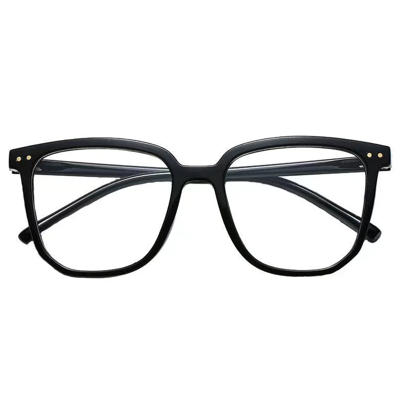 Oversized Eyeglasses Frames Ultra Light Comfortable Advanced Elegant Classic Square Without Lenses Glasses for Men and Women