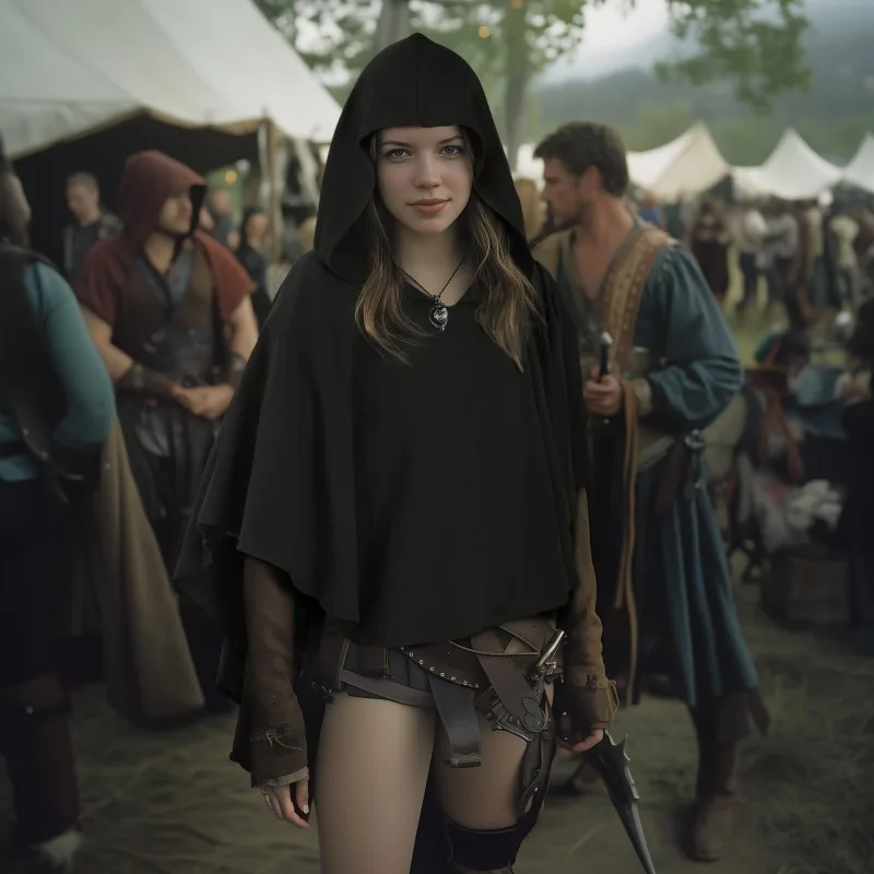 

Средневековый костюм ведьмы и наряд, сценический костюм, верхняя одежда, Новое поступление, женская модная этническая сценическая одежда...