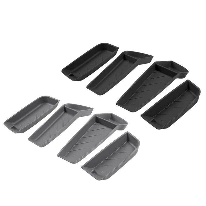 For Tesla Model S Door Side Storage Box Car Door Handle Umbrella Tray Organizer Waterproof Silicone Pad Replacement Accessories