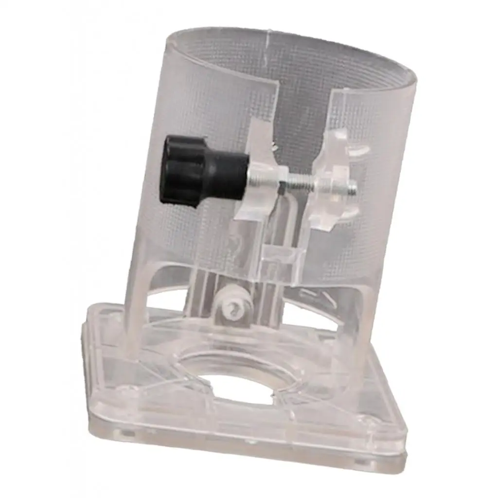 

Adjustable Router Base for Woodworking Trimmer Machine Protective Cover Durable Plastic for Router Wood
